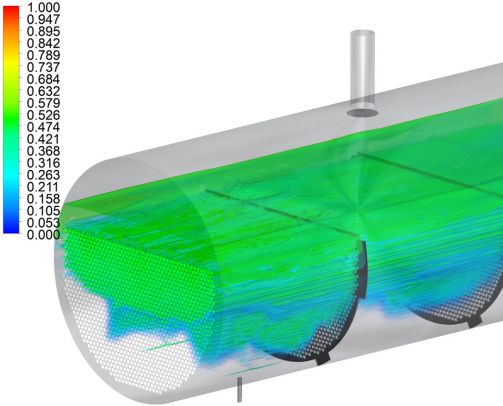 Kranji | Shell-side steam vapour fraction iso-surfaces